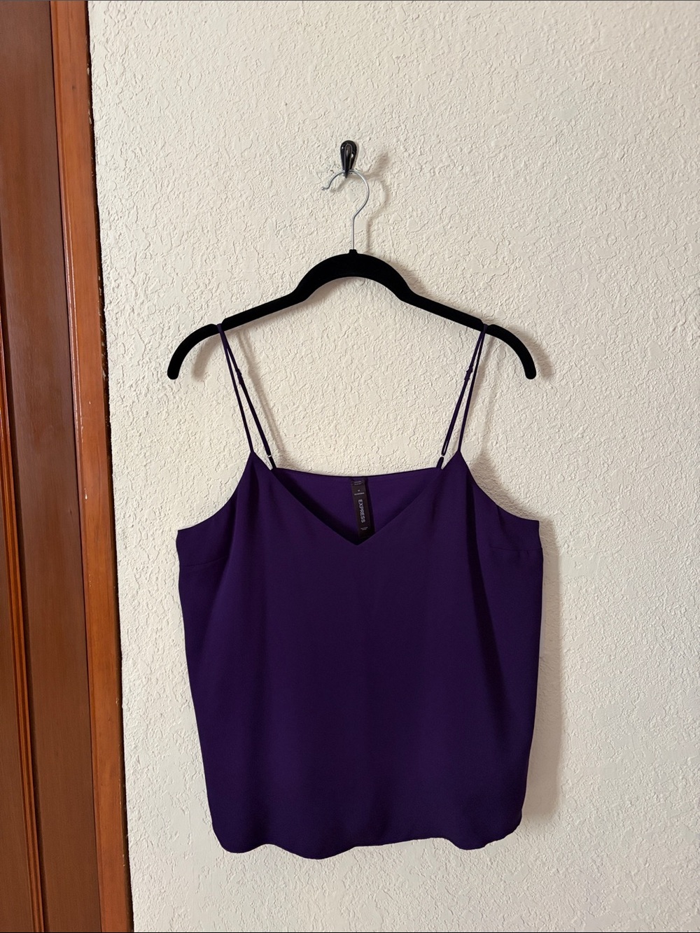 Express Purple V-Neck Spaghetti Strap Reversible Cami - Size M - NWT
